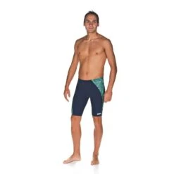 Arena Water Jammer -Swim Gear Store 001383 navy green navy front l 1