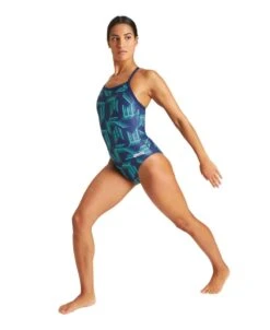 Arena Puzzled Light Drop Back 23 Arena Puzzled Light Drop Back -Swim Gear Store 004639 660 w puzzled light drop back one piece 003 o