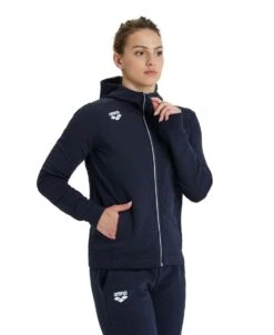 Arena Women's Hooded Panel Jacket -Swim Gear Store 004895 700 women s team hooded jacket panel 001 o