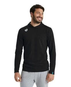 Arena Team Long Sleeve Hooded T-Shirt -Swim Gear Store 004903 555 team hooded long sleeve t shirt panel 001 o 1 1