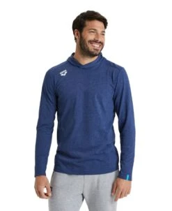 Arena Team Long Sleeve Hooded T-Shirt -Swim Gear Store 004903 770 team hooded long sleeve t shirt panel 001 o
