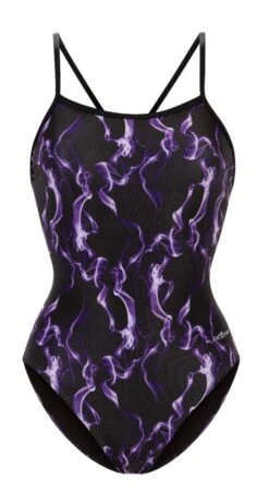 Dolfin Women's Print V-Back One Piece -Swim Gear Store 0100 b30d front2