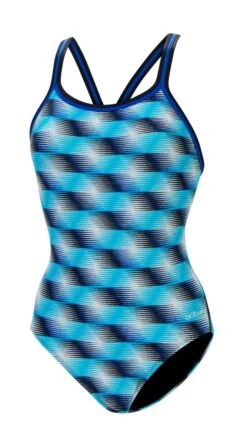Dolfin Women's Print DBX Back One Piece 15 Dolfin Women's Print DBX Back One Piece -Swim Gear Store 0231 b45d front 4