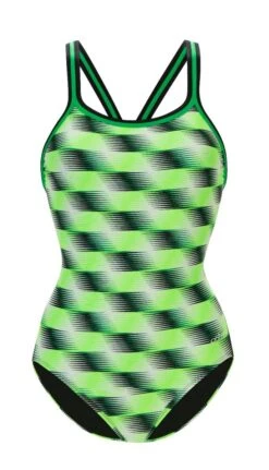 Dolfin Women's Print DBX Back One Piece 19 Dolfin Women's Print DBX Back One Piece -Swim Gear Store 0231 b56d front2 5