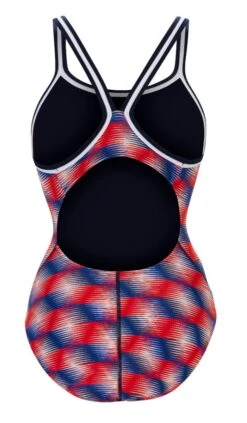 Dolfin Women's Print DBX Back One Piece 23 Dolfin Women's Print DBX Back One Piece -Swim Gear Store 0231 b57d back 4