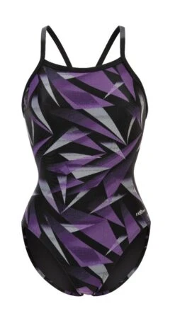 Dolfin Women's Print V2 Back One Piece -Swim Gear Store 0531 a34d front2