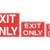 Exit Only Sign
