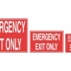 Emergency Exit Only Sign
