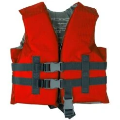 RISE Children's Rip Stop Life Vest -Swim Gear Store 3004rs red front