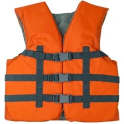 RISE Youth Rip Stop Life Vest -Swim Gear Store 3007rs rustic orange front2
