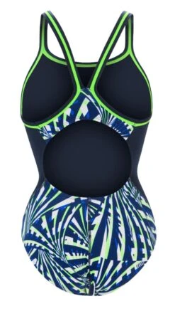 Dolfin Women's Print Color Block DBX Back One Piece -Swim Gear Store 5m00 b38d back