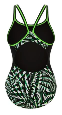 Dolfin Women's Print Color Block DBX Back One Piece -Swim Gear Store 5m00 b58d back