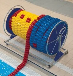 Nordesco/TSP Deluxe Lane Line Storage Reel -Swim Gear Store 60.1425 deluxe with cables