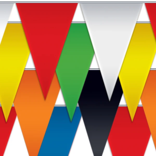 Plastic Backstroke Flags - 45 Ft. (Pair) 1 Plastic Backstroke Flags - 45 Ft. (Pair)