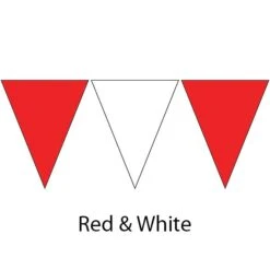 Kiefer Plastic Flags - 100 Ft. (Pair) -Swim Gear Store 600120 red wht 2