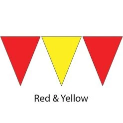 Plastic Backstroke Flags - 45 Ft. (Pair) 18 Plastic Backstroke Flags - 45 Ft. (Pair) -Swim Gear Store 600120 red ylw