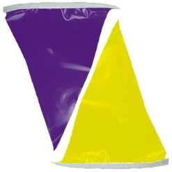 100 Ft. Polyethylene Flags -Swim Gear Store 65250 purple yellow 2 2