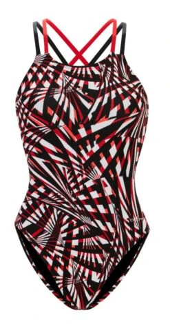 Dolfin Women's Print Atomic Double X Back -Swim Gear Store 6a00 b39d front2