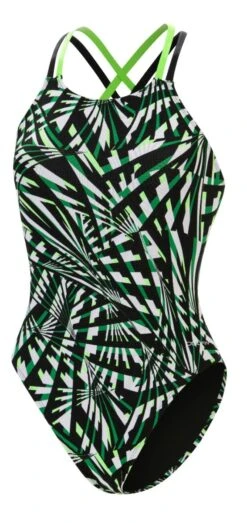 Dolfin Women's Print Atomic Double X Back -Swim Gear Store 6a00 b58d front