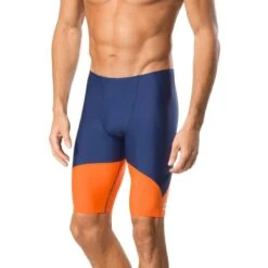 Speedo Spark Splice Jammer -Swim Gear Store 7705914 spark splice jammer navy orange 1 9
