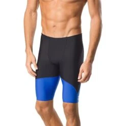 Speedo Spark Splice Jammer -Swim Gear Store 7705914 0001 black blue front