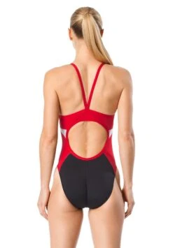 Speedo Spark Splice Flyback Swimsuit -Swim Gear Store 7719914 972 bk