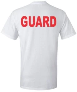 Dri-Fit Guard Short Sleeve Tee -Swim Gear Store 809s white back1