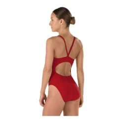 Speedo Solid Endurance Flyback 26 Speedo Solid Endurance Flyback -Swim Gear Store 819016 maroon back