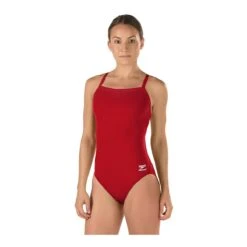 Speedo Solid Endurance Flyback 25 Speedo Solid Endurance Flyback -Swim Gear Store 819016 maroon front