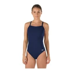 Speedo Solid Endurance Flyback 23 Speedo Solid Endurance Flyback -Swim Gear Store 819016 navy front