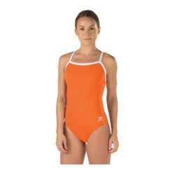 Speedo Solid Endurance Flyback 24 Speedo Solid Endurance Flyback -Swim Gear Store 819016 orange front