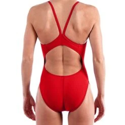 Dolfin Team Solid V2 Back -Swim Gear Store 9615l red back1
