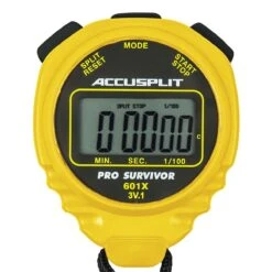 Accusplit Pro Survivor A601X Stopwatch -Swim Gear Store a601x front yellow 3
