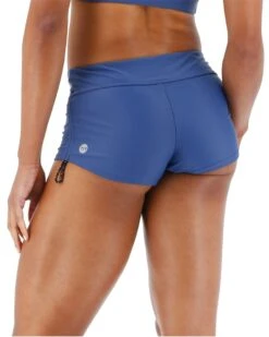 TYR Solid Della Boyshort 7 TYR Solid Della Boyshort -Swim Gear Store bsol7a solid della boyshort slate 3