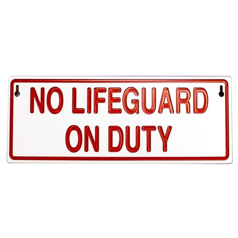 Reversible Lifeguard On/Off Duty Sign 2 Reversible Lifeguard On/Off Duty Sign - Image 2