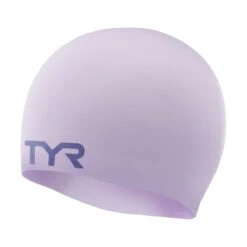 TYR Wrinkle-Free Silicone Swim Cap -Swim Gear Store lcs lavender