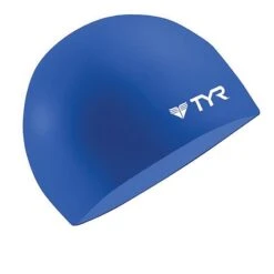 TYR Wrinkle-Free Silicone Swim Cap -Swim Gear Store lcs navy 2