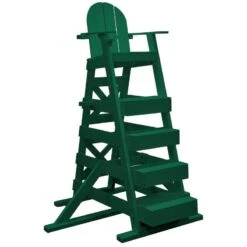 517 Lifeguard Chair 10 517 Lifeguard Chair -Swim Gear Store lg517 forest green frontl