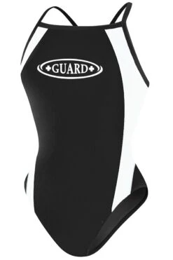 RISE Guard H-Back Poly Splice -Swim Gear Store lgs16gu black white3