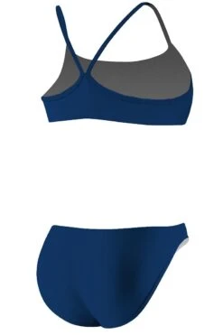 RISE Solid Poly Workout Bikini -Swim Gear Store lgs26 navy back