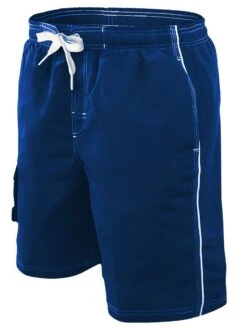 RISE Solid Male Flex Short 7 RISE Solid Male Flex Short -Swim Gear Store lgs30s front navy