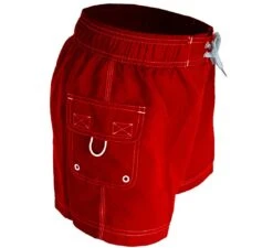 RISE Guard Female Flex Short -Swim Gear Store lgs33gus side red 1