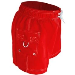 RISE Solid Female Flex Short -Swim Gear Store lgs33s red right