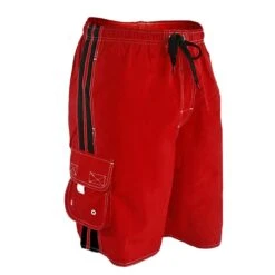 RISE Solid Splice Board Short -Swim Gear Store lgs45 front red