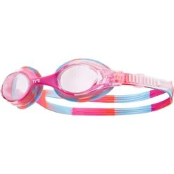 TYR Kid's Swimple Tie Dye Goggle -Swim Gear Store lgswtd pink white