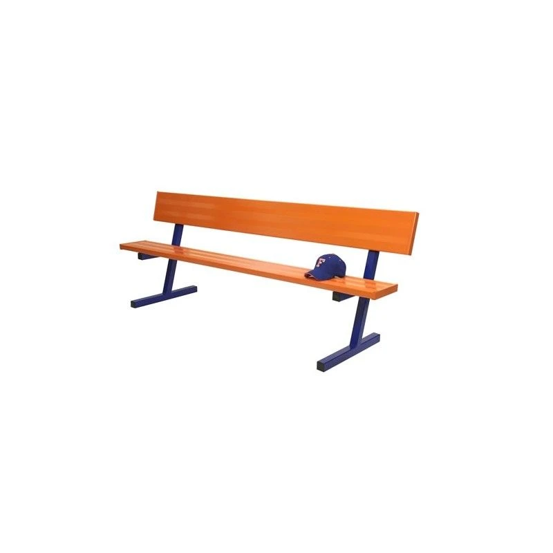 Powder Coated Player Benches With Back 1 Powder Coated Player Benches With Back