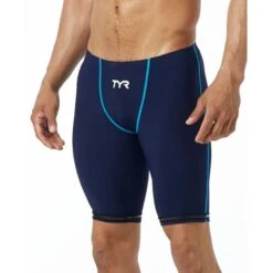 TYR Thresher Jammer 8 TYR Thresher Jammer -Swim Gear Store tpsm6 navy blue front l