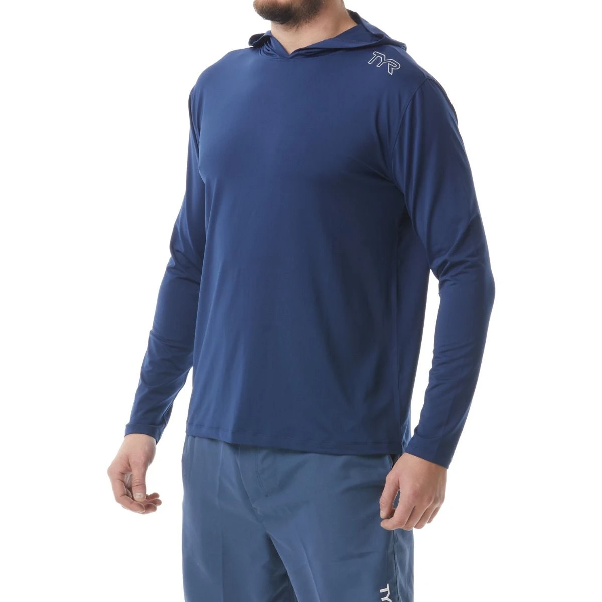 TYR Mens Hood Sun Shirt 1 TYR Mens Hood Sun Shirt