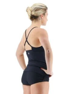 TYR Solid Tessa Tank -Swim Gear Store tteso7a solid tessa tank black 2