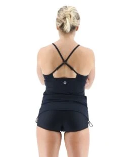 TYR Solid Tessa Tank -Swim Gear Store tteso7a solid tessa tank black 3